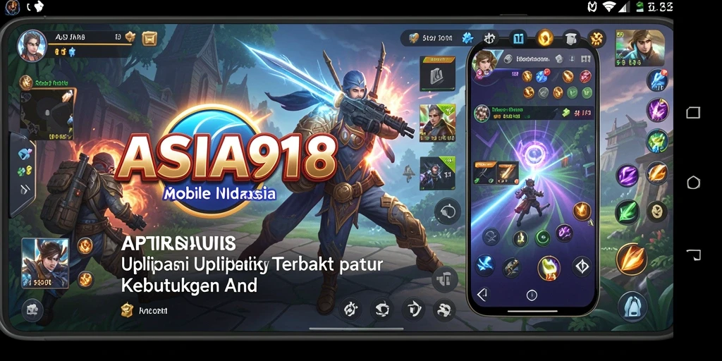 Tampilan antarmuka ASIA918 yang sederhana dan fungsional.