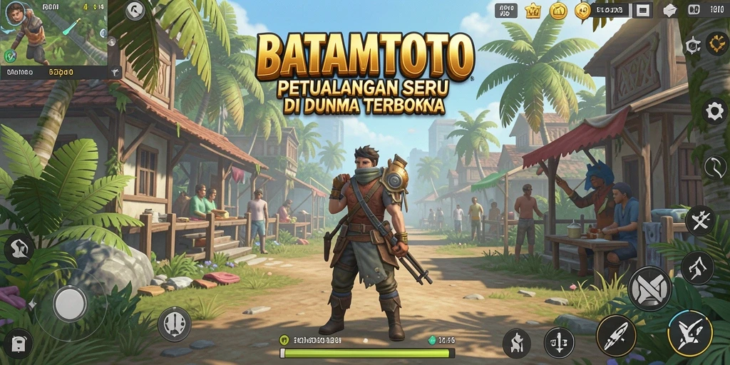 Menampilkan aksi petualangan seru dalam dunia terbuka BATAMTOTO.