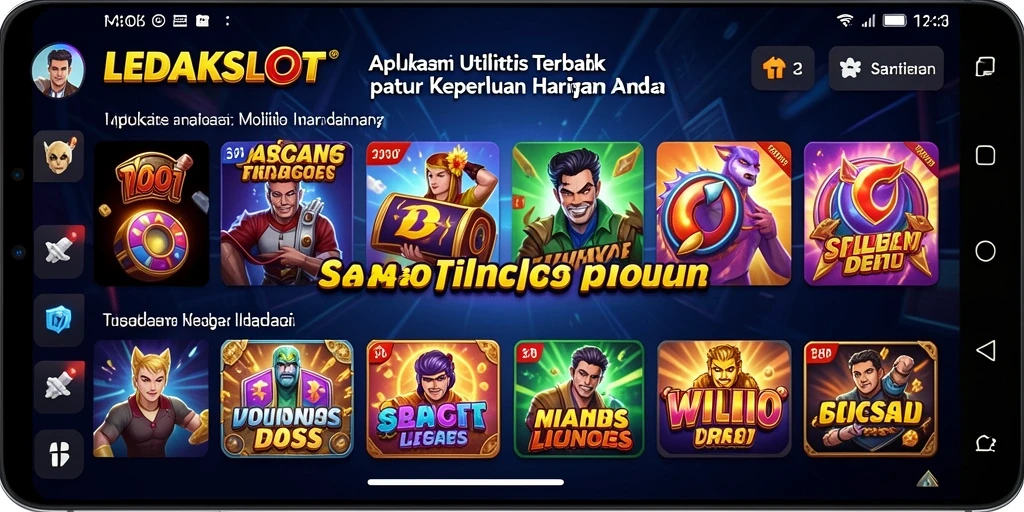 Tampilan antarmuka <strong>LEDAKSLOT</strong> yang user-friendly dan menarik.