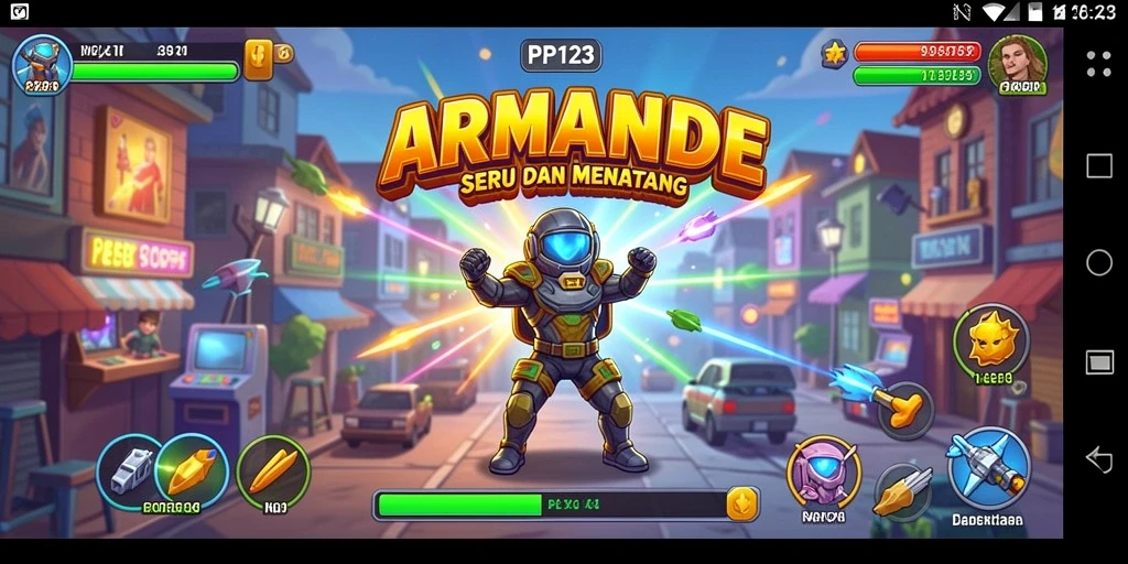 Tampilan gameplay PP123 yang menarik dan penuh tantangan.